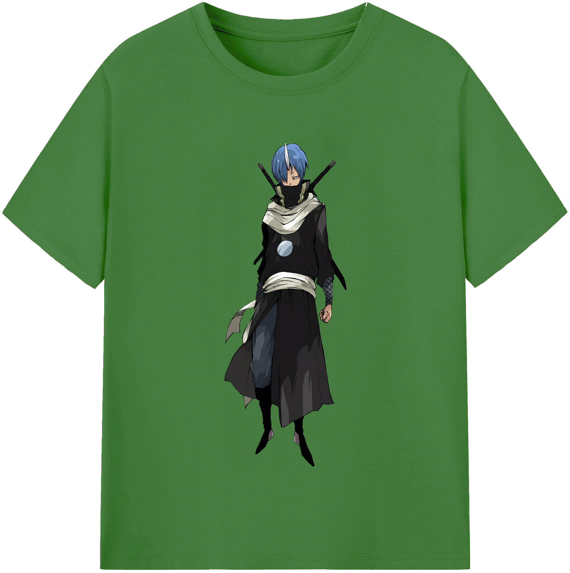 （画像用） 転スラ Regarding Reincarnated to Slime レディースカジュアルプリントTシャツ（綿100％）